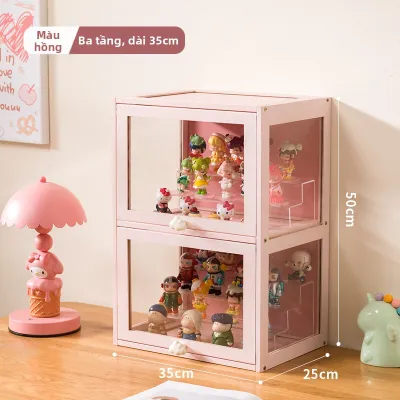 AOBIXIONG | Tủ Trưng Bày Gỗ Acrylic Trong Suốt Chống Bụi