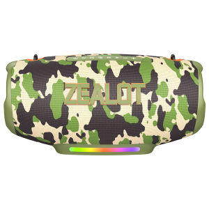 Zealot | ZEALOT-S127 100W Powerful Subwoofer Portable Wireless Speaker24000mAh BatteryRGB Light Great for Gift-Giving Birthday/Christ