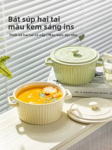 MODERN SWEETHOME | Bát Súp Gốm Che Đôi Tai