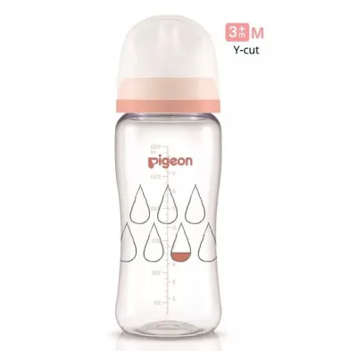 Pigeon SofTouch™ T-Ester Feeding Bottle | Wide Neck Nursing Bottle | SofTouch Baby Bottle (200ml-SS / 300ml-M)