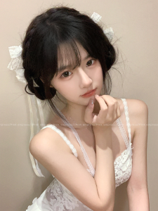 PINK EMPRESS | Kẹp Tóc Nơ ren Dễ Thương