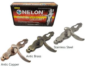 [SG STOCK] NELON MORTISE LOCK WITH HANDLE ML99 HDB Metal Door Gate Entrance Safety Security Locking