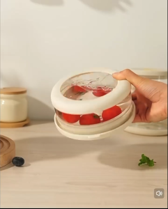 Classy Luxe Microwaveable High Borosilicate Glass Food Container Lunch Box Heating Lunch Box Sealed Fresh-keeping Food Grade Quality