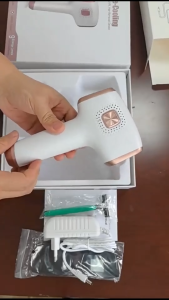 IPL Hair Removal Device with Ice‑Cooling Tech – Auto / Manual Modes 999999 Flashes Nearly Painless Full Body Use (Arms/Legs/Face/Armpits/Bikini/Back)