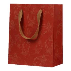 Red Gift Bag Thickened Handheld Leather Paper Bag Small Size for Alcohol And Cigarettes Jewelry Packaging Wedding Gifts