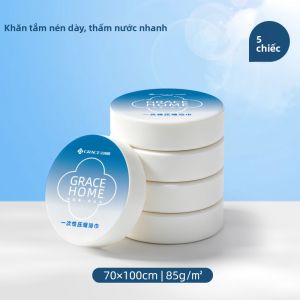 Grace | Khăn Tẩy Trang Không Bông Đặc Biệt Dày Kích Thước Lớn Tiện Lợi Mang Đi Du Lịch