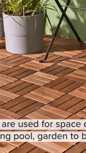 10 Vỉ gỗ lót sàn loại 6 nan ván gỗ lót sàn ban công trang trí sân vườn(SIÊU BỀN -HÀNG LOẠI A CÓ SƠN PHỦ)