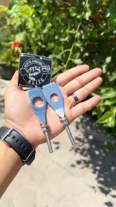 [CHROME CELUP] ORIGINAL PLAT BREKET KABEL KOPLING MEGAPRO TIGER SUDAH CHROME