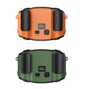 Outdoor Double Air Outlet Fan Portable Waist Hanging Neck Strong Dual Air Vents Fans For Travel Sports Courier Outdoor Working