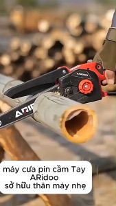 ARIDOO ProCut X8 Cordless Chainsaw 1980W – Titanium Alloy Chain High-Speed 3200 RPM Powerful Cutting Power 12-Month Warranty