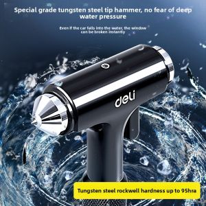 MONLEYTA | German Safety Hammer Car Window Breaker Multi-Functional Emergency Fire Rescue Life Hammer For Vehicle Interior Glass Escape