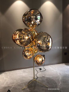 Tom Dixon MELT Original Version High Quality Volcanic Bar Lava Floor Lamp Moon Luxury Atmosphere Living Room Decorative Floor Lamp