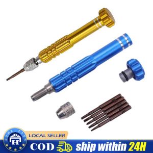 5 In 1 Precision Screwdriver Set Magnetic Screw Driver Bits Mobile Watch Phone Disassembly Repair Tools