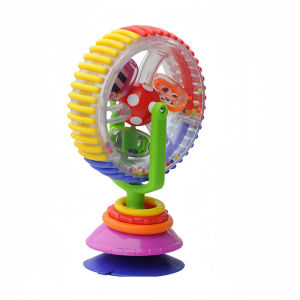 Baby Dining Table Chair Toy Rotating Ferris Wheel Suction Cup Feeding Tool Intelligent Eating Toys for Babies 6 Months and Up