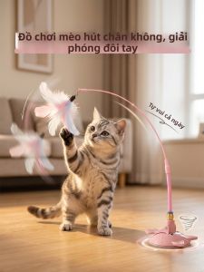 SHENJINGMAO | Đồ Chơi Lông Cừu Dài Tương Tác cho Mèo