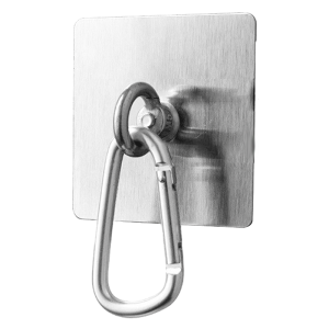 Stainless Steel Outdoor Wall Hook for Drying Clothes Net No Drilling Required Strong Adhesive Hook for Rough Surfaces