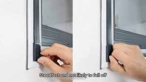 Colorlab [With Buckle] DIY Magnetic Screen Window with Frame Mosquito Screen for Anti Mosquito Net