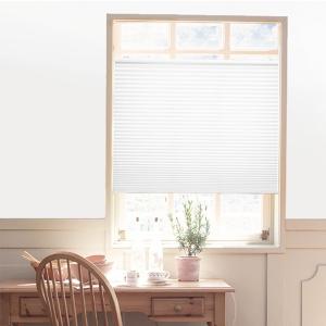 【New Arrival】 Self-Adhesive Pleated Blinds Half Blackout Bathroom Windows Curtains Shades