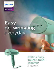 [NEW] PHILIPS Foldable Handheld Compact Garment Iron Steamer STH3020/10 Series 3000