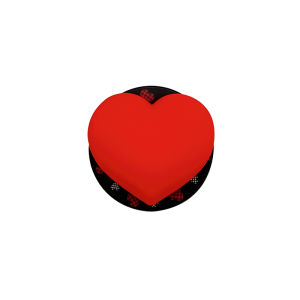 Ufull Magnetic Absorption Frosted Phone Case for Apple 16Promax Korean Style Red Plaid Heart Design Compatible with Iphone 17 Air