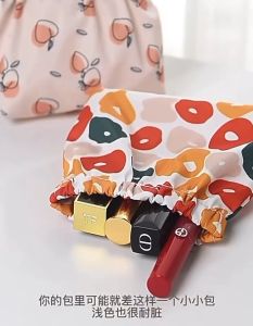 Cartoon Mini Shrapnel Printed Lipstick Bag Storage Bag Keys Coins Makeup Bag Small Bag Carry-On Bag
