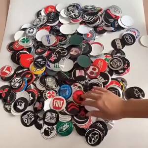 BYD CARE | 4pcs 56mm Car wheel hub cover badge stickers For Skoda Octavia Fabia Kamiq Kapoq Kodiaq Rapid SCALA Superb VRS Car Accessories