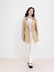 Koradior | Spring New Commuter Stylish Youthful Short Trench Coat Outerwear
