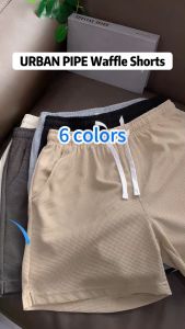 URBAN PIPE Waffle Shorts For Men Breathable Above The Knee Fashionable Casual Short 208507