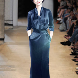 Fashionable High-End Slimming Evening Gown