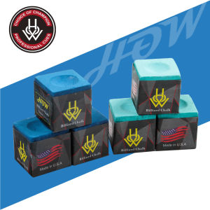 HOW Billiard Cue Tailor-made Chalk Snooker Chalk Powder Pool Chalk 2 Pieces Per Box Two color options Billiard Accessories