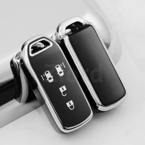 สมาร์ทคีย์กรณีTPUรถระยะไกลFobสําหรับHondaใหม่Nbox Custom JF3 / JF4 N-BOX JF1 / JF2 N-BOX + Plus N Wagon N-Oneพวงกุญแจ