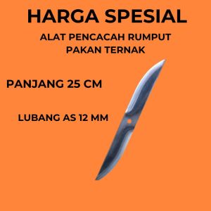Alat Pencacah Rumput Pakan Ternak Mesin Sanyo Dinamo Panjang 253040cm