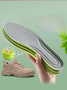 XIANZHAO | Anti-Odor High Elastic Sports Shoe Insoles Men Women Work Safety Shoes Shock Absorption Breathable Sweat Absorbent Male Female
