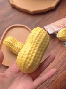 hot toys | Peanut Stress Ball Squeeze Ball Squishy Toy Buttery-Soft Feel Fidget Toy ASMR Sensory Anti Stress Toys for Kids Adults