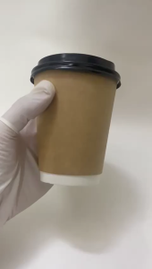 (25Pcs) 8oz Double Wall Paper Cup / Coffee Paper Cup / Disposable Paper Cup / Ripple Wall Paper Cup