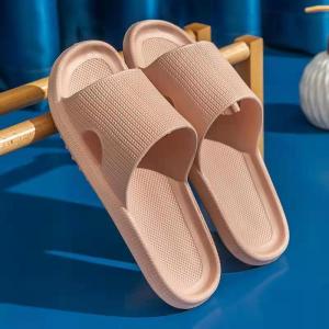 Mens Summer Outdoor Indoor Anti-Slip Comfortable Slippers Wear-Resistant TPU Material Slippers with Thick Bottom for Sports Leisure