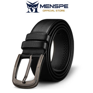 MENSPE Men Belts High Quality Leather Belts Utility Waist Belts 120cm Adjustable Length Dress Belts for Men with Classic Buckle Vintage Jeans Belt