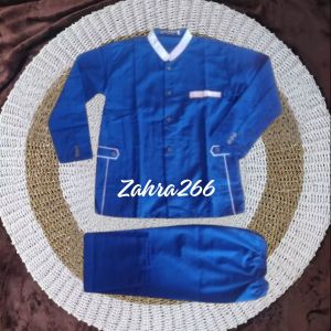 BAJU KOKO ANAK JASKO POLOS WARNA BIRU USIA 4 - 13TH BAHAN POLYSTER / SETELAN ANAK KOKO POLOS TERLARIS