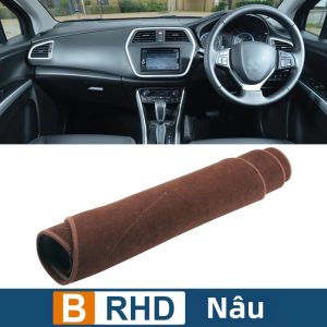 Tấm Che Nắng Bảng Điều Khiển Ô Tô Suzuki SX4 S-Cross Thảm Chống Trượt Phụ Kiện Nội Thất Cho Các Mẫu Xe 2013-2020 Polyester/Flannel