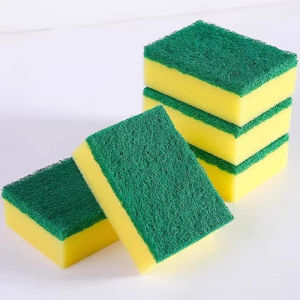 10/20PCS Dishwashing Sponge Kitchen Nano Emery Magic Clean Rub Pot Rust Focal Stains Sponge Removing Kit Cleaning Brush Sponges