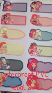 Sticker Nama Waterproof anak