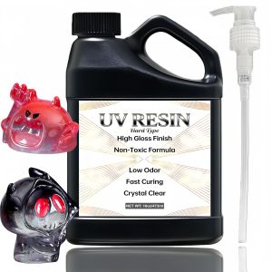 Upgraded Odorless Fast-Cure Non-Yellow Resin for Jewelry Phone Molds & DIY Casting Crafts Great Hobbyist Gift