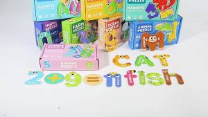 Magnetic Learning Kit 1 Set Montessori Magnetic Letters Numbers Kids Puzzle Toys