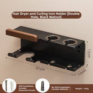FANHAN | Luxurious Walnut Bathroom Storage Shelf