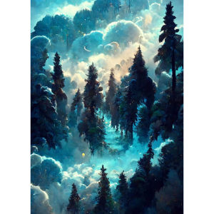 Serene Aurora Landscape Art Jigsaw Puzzle 500/1000/1200/2000PCS Relaxing Hobby Art Collectible Gift