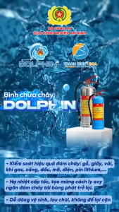BÌNH CHỮA CHÁY ĐA NĂNG GỐC NƯỚC DOLPHIN DPA-T6PL ( MỚI 100% CÓ TEM KIỂM ĐỊNH )