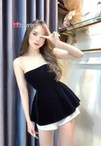 Sét rời áo ống cúp ngực nhun kèm quần đùi dũi dạo phố fom 52kg utrbrpc