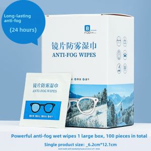 Disposable Cleaning Wipes for Glasses Fog Proof Phone Screen Special Lens Cleaning Tissues Winter Use Swiss Army Knife Accessories