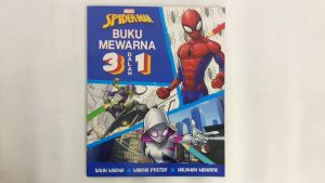Spiderman Marvel Buku Mewarna 3 Dalam 1 Untuk Kanak Kanak Dengan Halaman Menarik