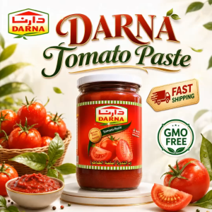 Darna Tomato Paste / Tomato Pes / Cooking Paste / Net Weight 660g / High Quality / Natural / Halal / Tomato Paste / Cooking paste / Vegetarian / Non Vegetarian